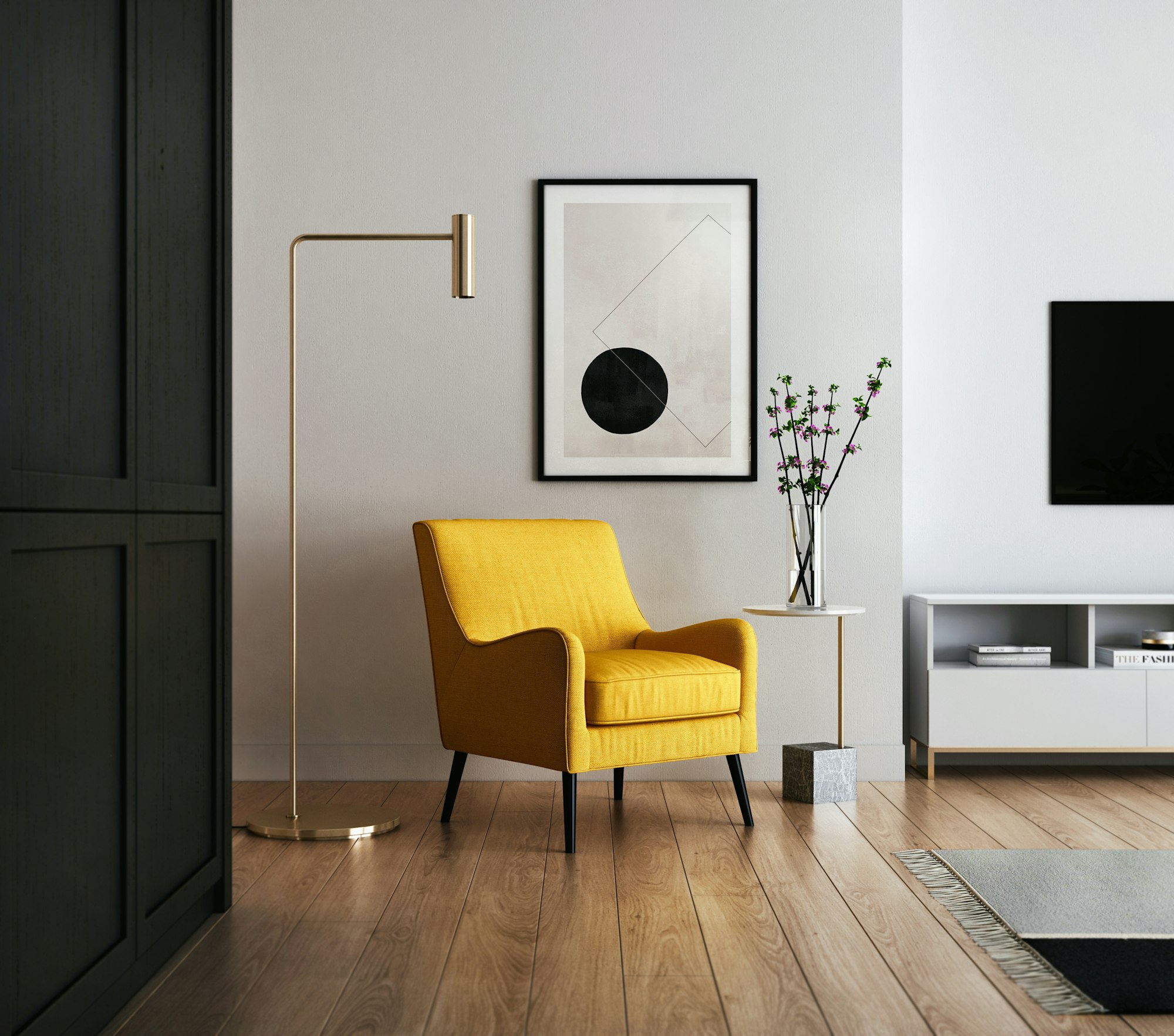 Intérieur élégant et épuré — Vélum Décoration d'Intérieur